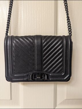 Rebecca Minkoff Black Quilted Crossbody Bag